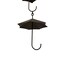 Weathered Finish Umbrella Rain Chain 61 inch Metal Outdoor Gutter Hanging Decor